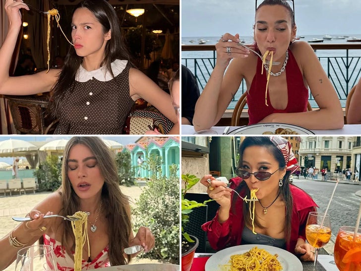 Hot Celebrity Noods – Babes Eating Pasta!