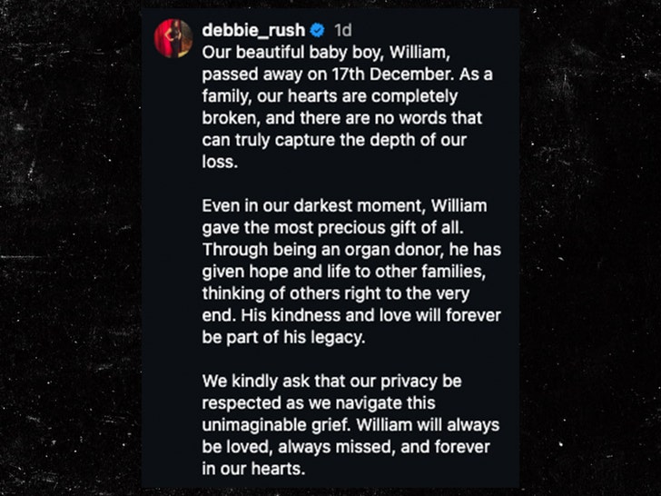 William Rush comment instagram