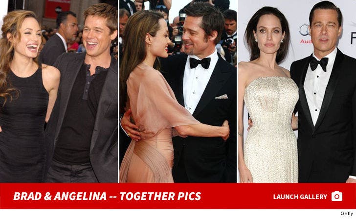 Angelina Jolie and Brad Pitt -- Before the Split