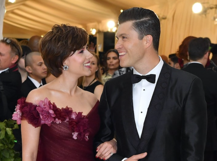 Scarlett Johansson and Colin Jost The Happy Couple