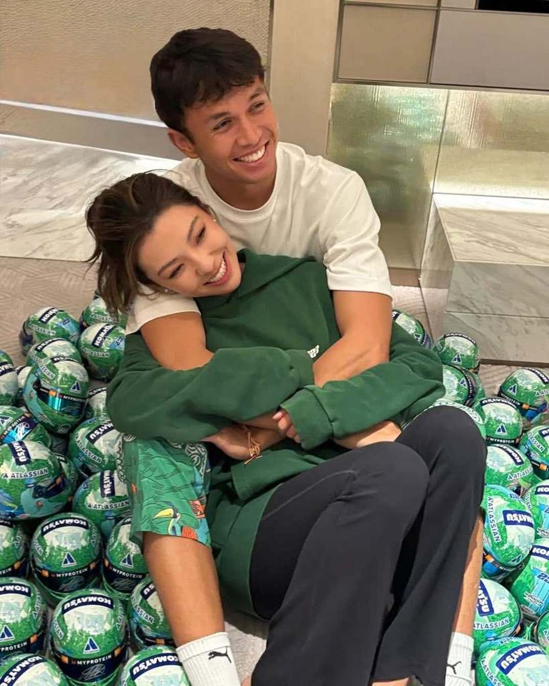 Alex Albon Lily Muni He Together 10