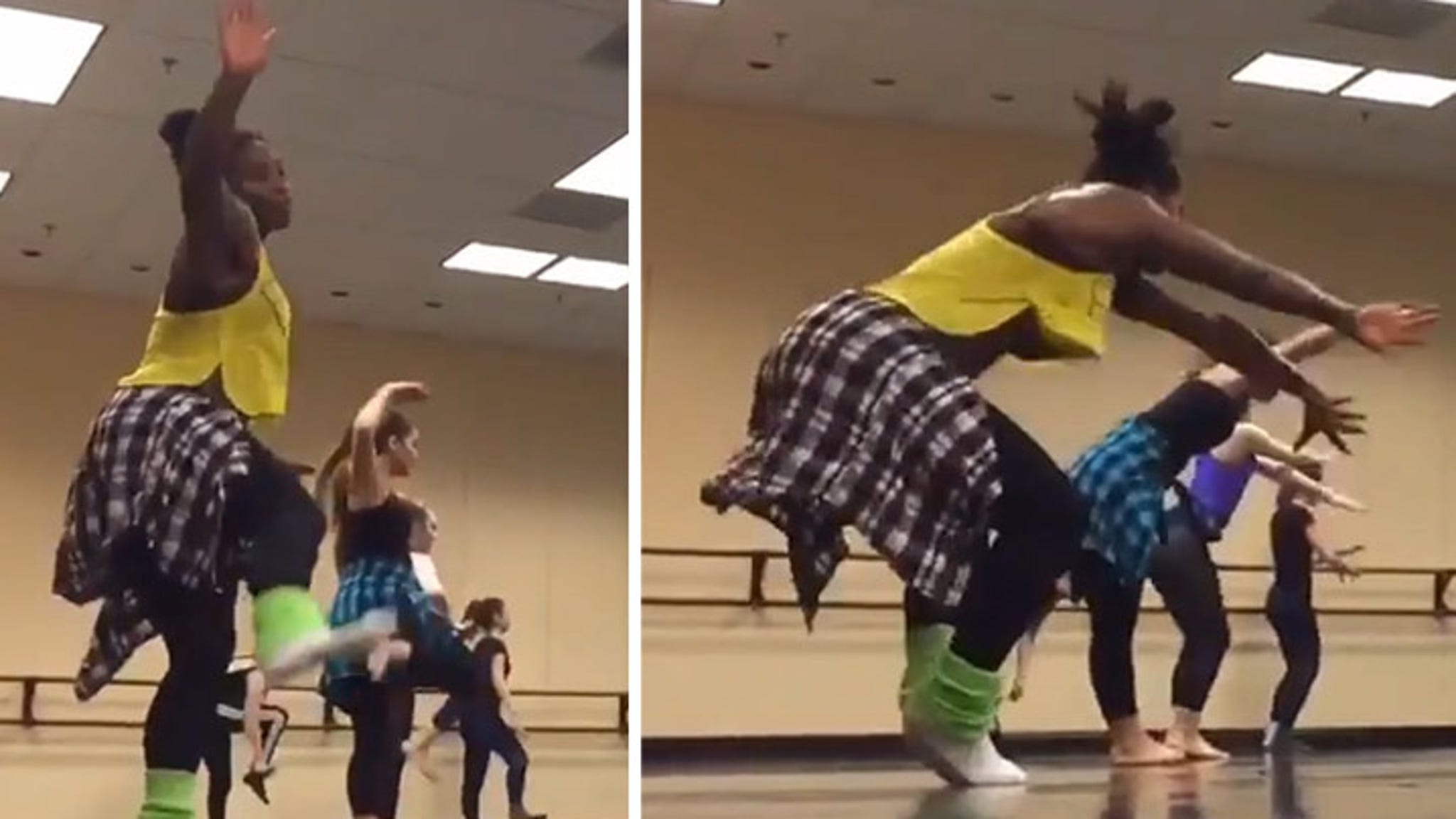 Serena Williams -- Double Faults At Dancing Is Still A Badass