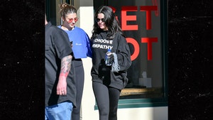Selena Gomez Seen Leaving Pilates Wearing 'Choose Empathy' Sweatshirt