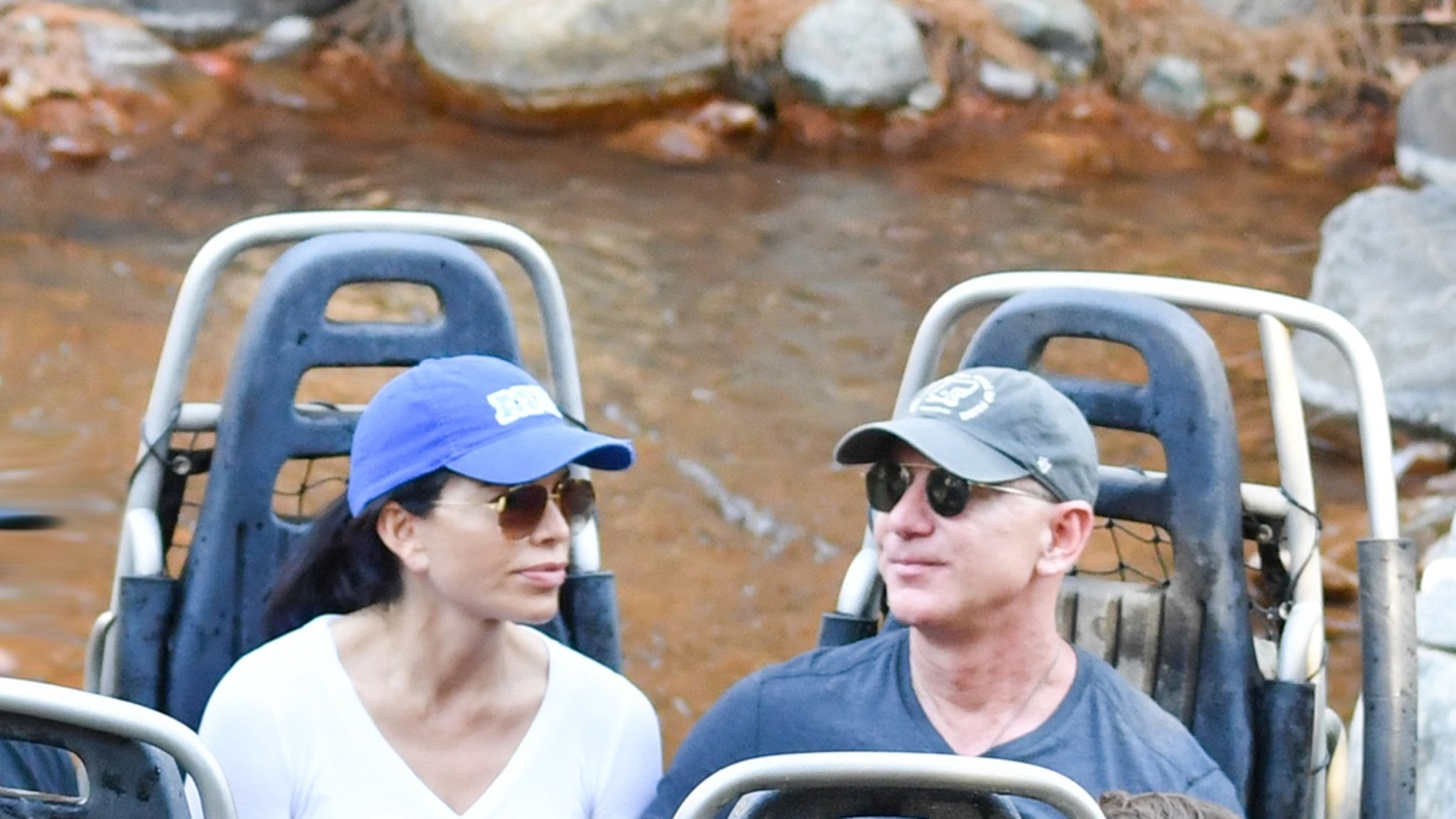 Jeff Bezos And Lauren Sanchez At Disneyland