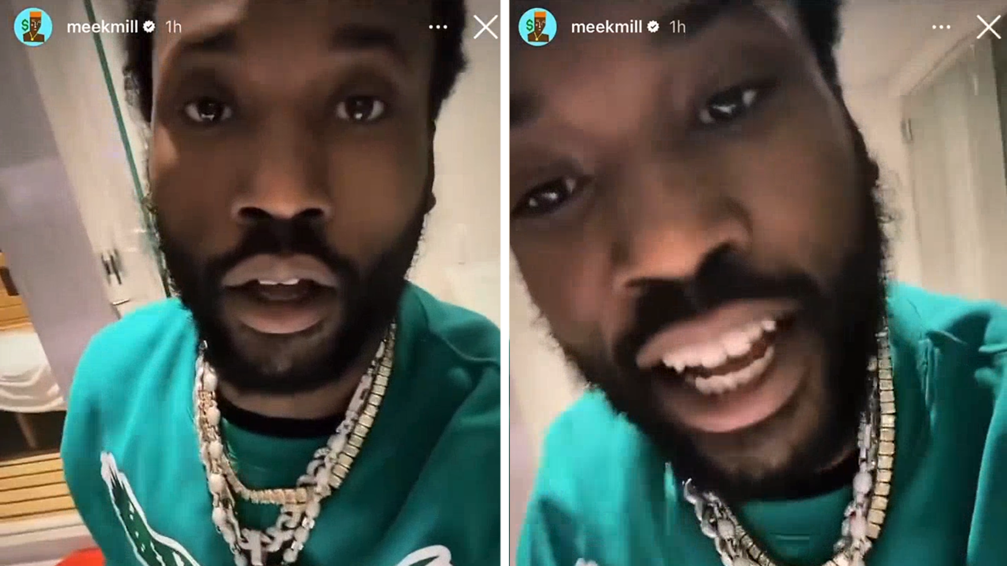 Meek Mill Disses 49ers Fans With 'Hit 'Em Up' Freestyle After
