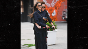 Shaun White, Nina Dobrev Share Electric Scooter, Rock Matching Outfits In NYC