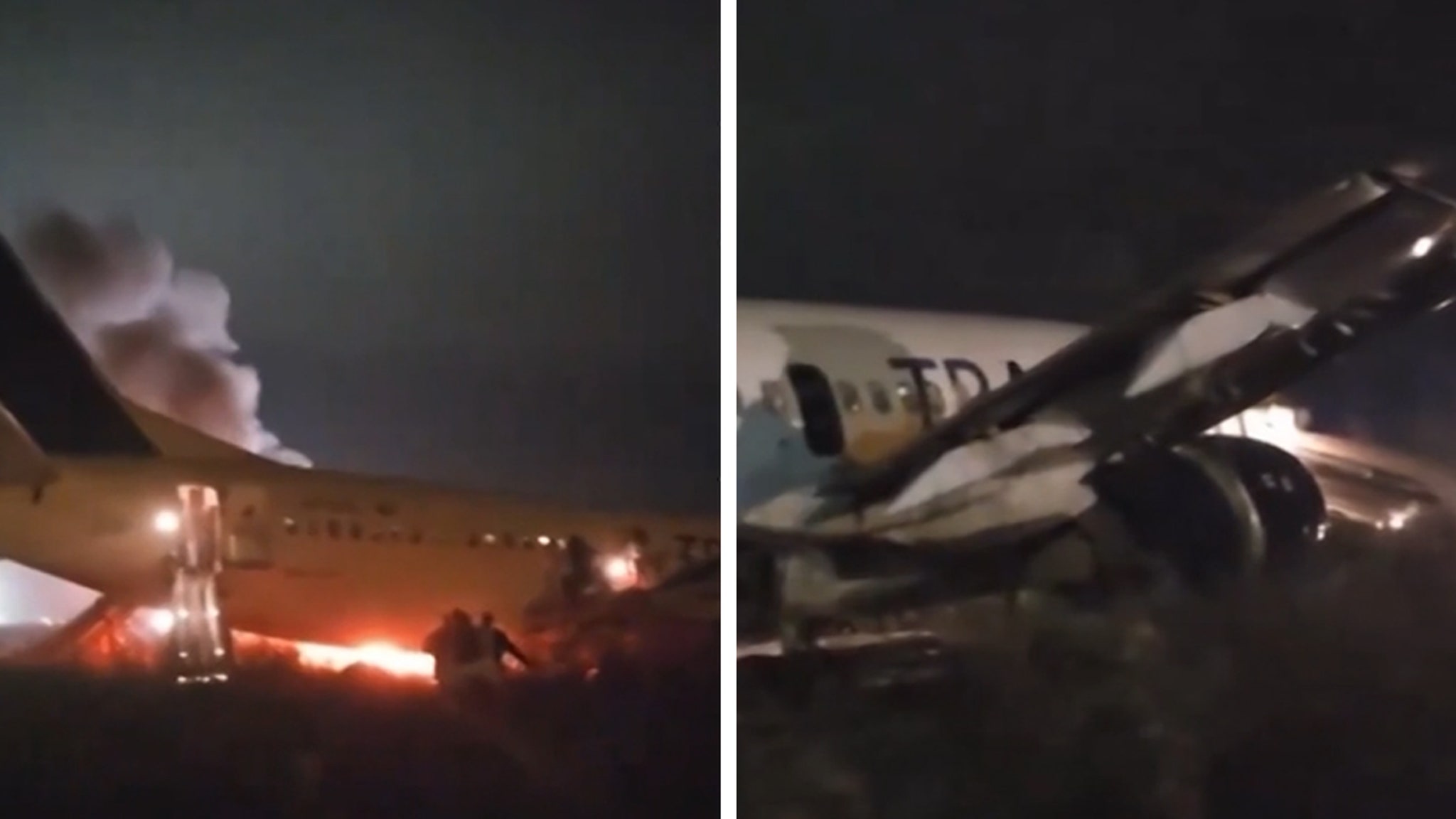 Boeing 737 Plane Catches on Fire in Senegal After Failed Takeoff Attempt