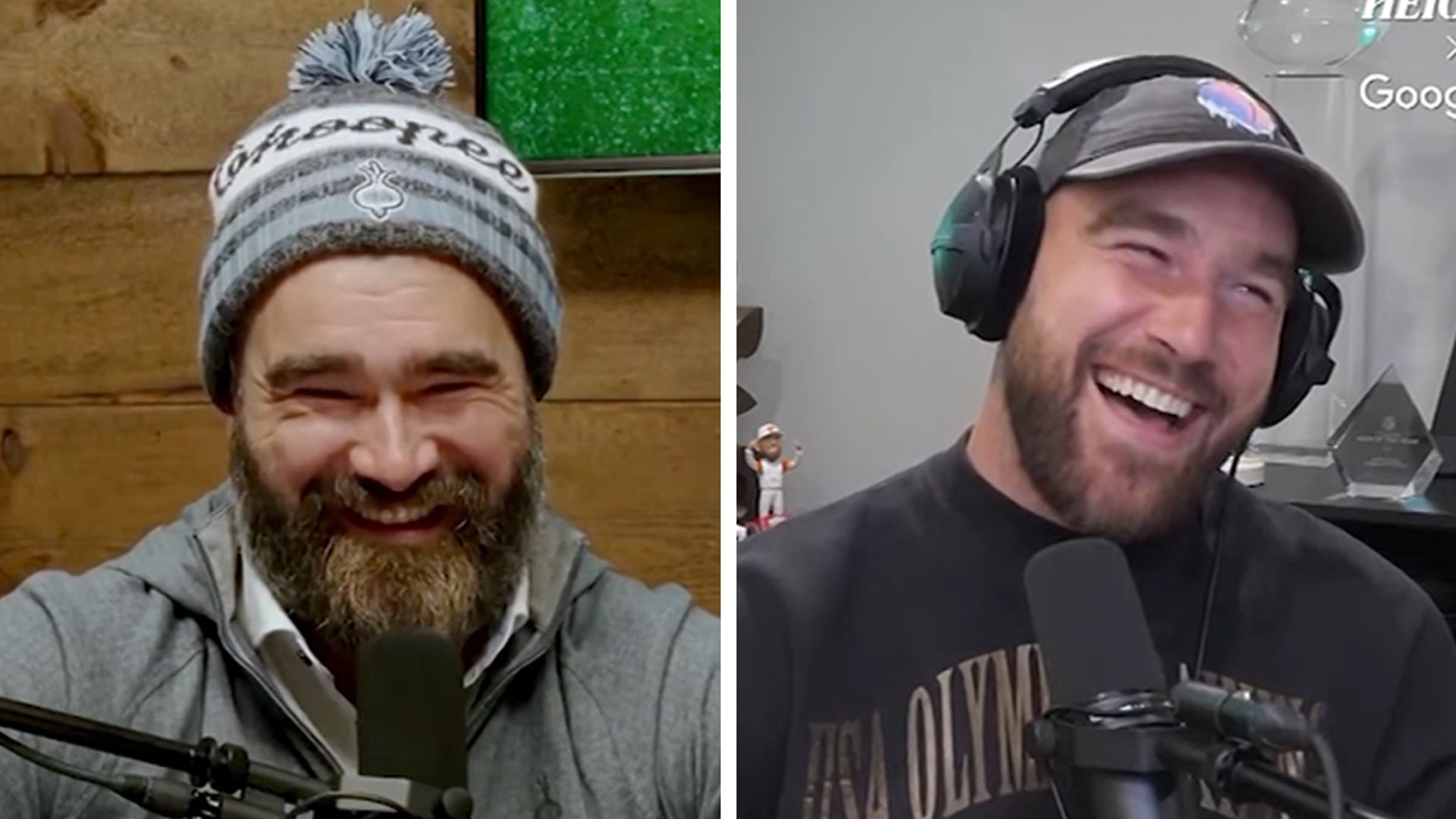 Travis, Jason Kelce Joke About Taylor Swift’s Influence on Chiefs Wins