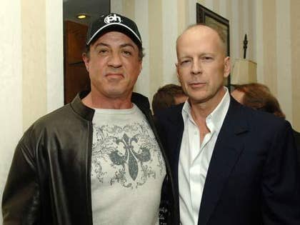 Sylvester Stallone and Bruce Willis