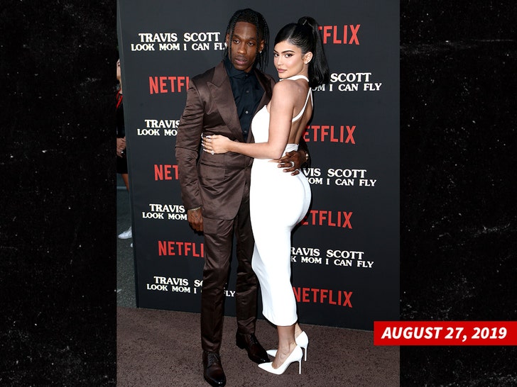 1001 kylie jenner travis scott main netflix premiere getty