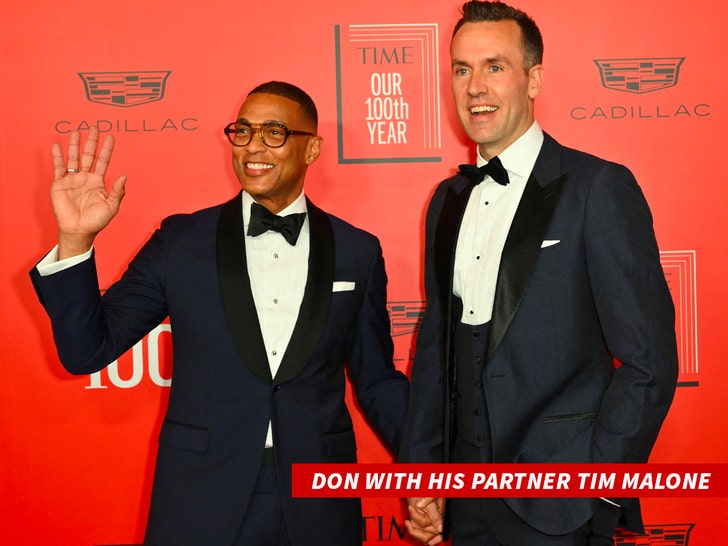 Don Lemon with his partner Tim Malone