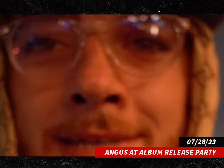 Angus at Album Release Party