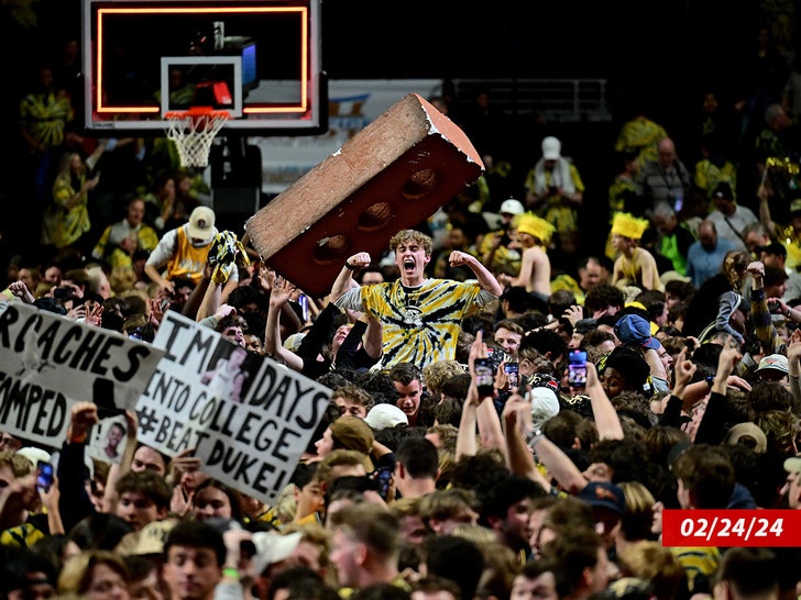 court storming wake forest