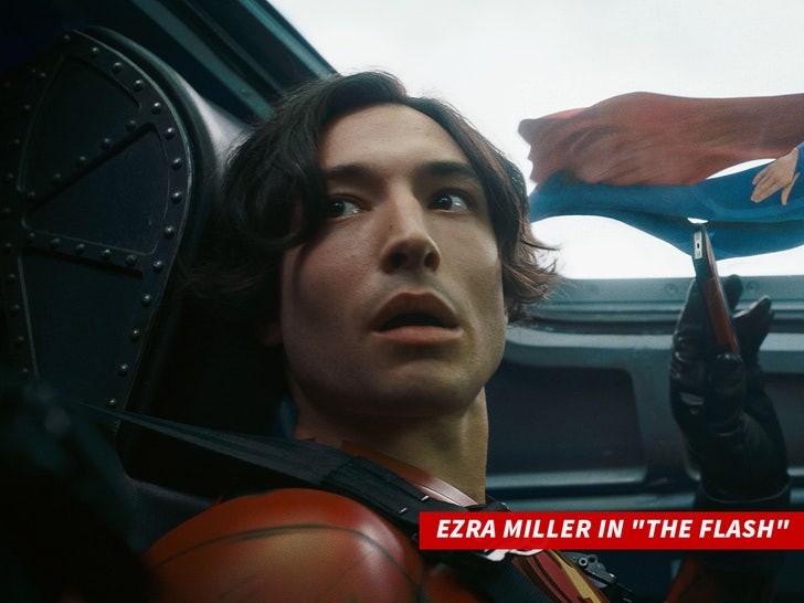 Ezra Miller in the flash sub