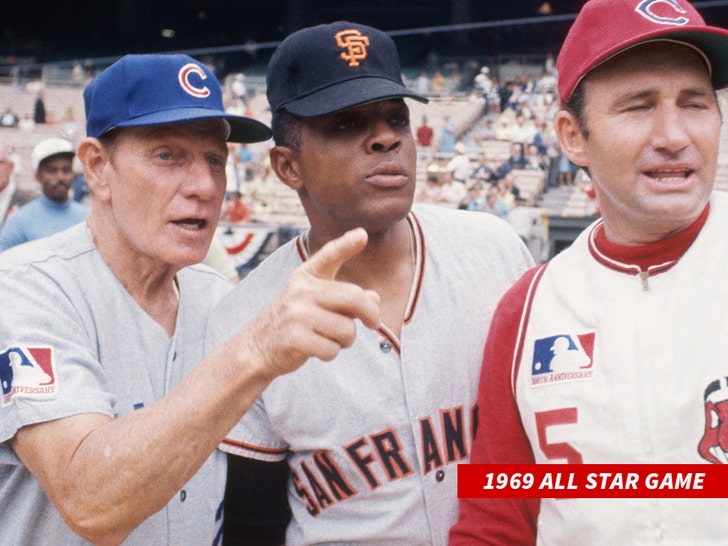 Willie Mays in 1969 All Star game