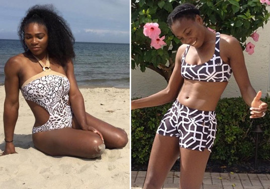 Serena Williams (35) vs. Venus Williams (36) Sister rivalry!