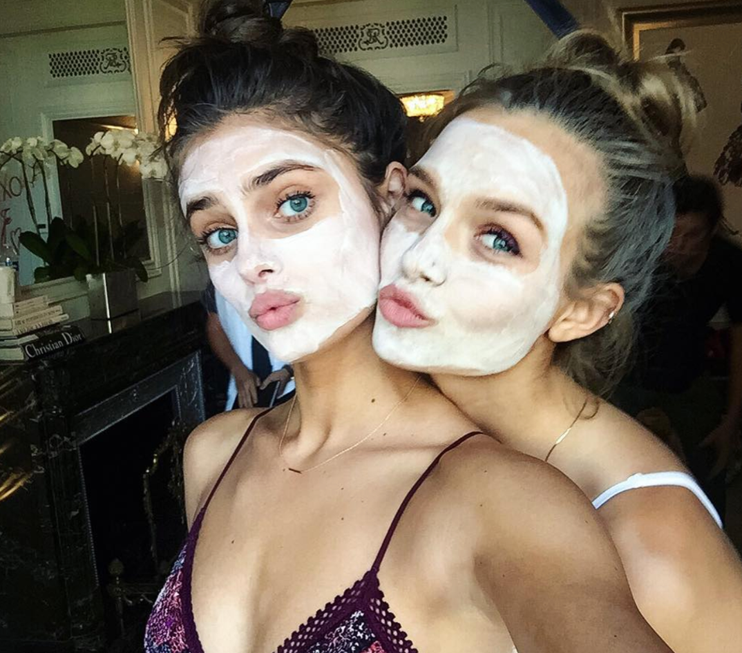 Taylor Hill and Josephine Skriver