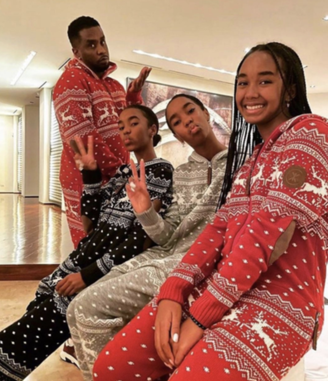 P Diddy & His Daughters