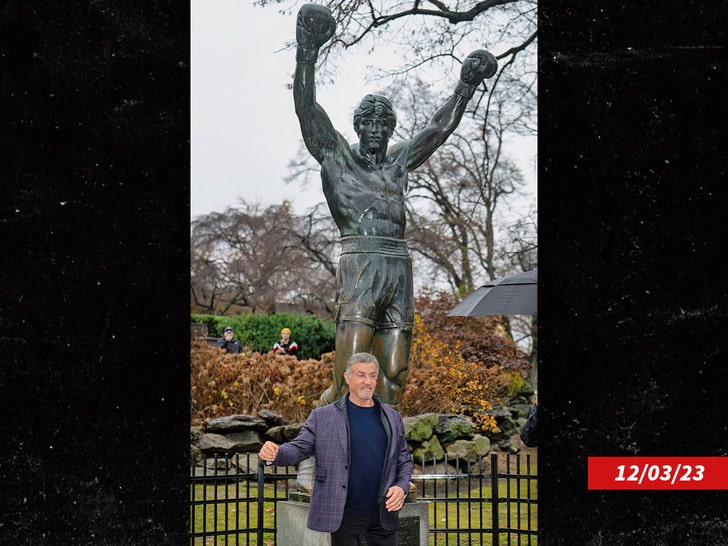 Sylvester Stallone in Philly for Rocky Day and opening of the Rocky Shop