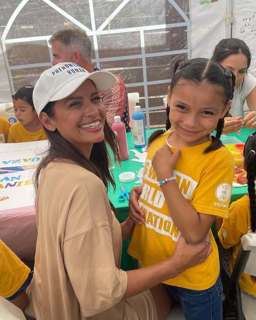 Rocsi Diaz with Yes We Can World Foundation