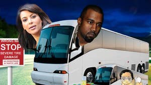 Kim Kardashian -- I'm Taking the Baby ... ON TOUR WITH KANYE