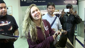 Ronda Rousey -- She's Back from Marine Corp Ball ... and She's Back!