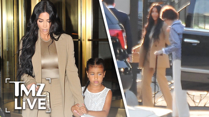 Kim Kardashian West is back at 1600 Pennsylvania Ave. looking like she still very much means business in D.C. ... and she brought a couple sidekicks with her for a very special tour.
