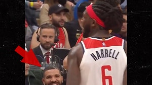 Drake And Montrezl Harrell Trash Talk Leads To Technical Foul, Player Denies Beef