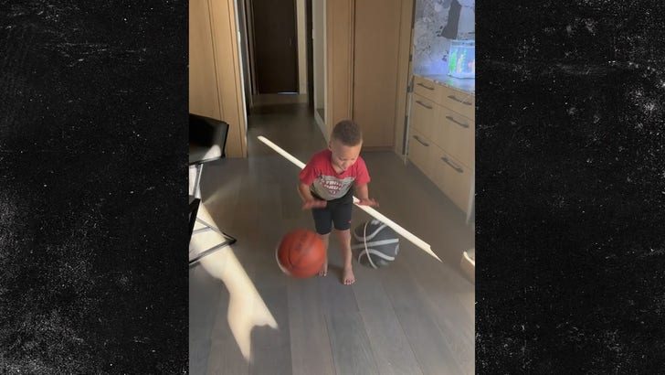 Steph Curry's Son Canon, 3, Shows Off Basketball Skills in Cute Video