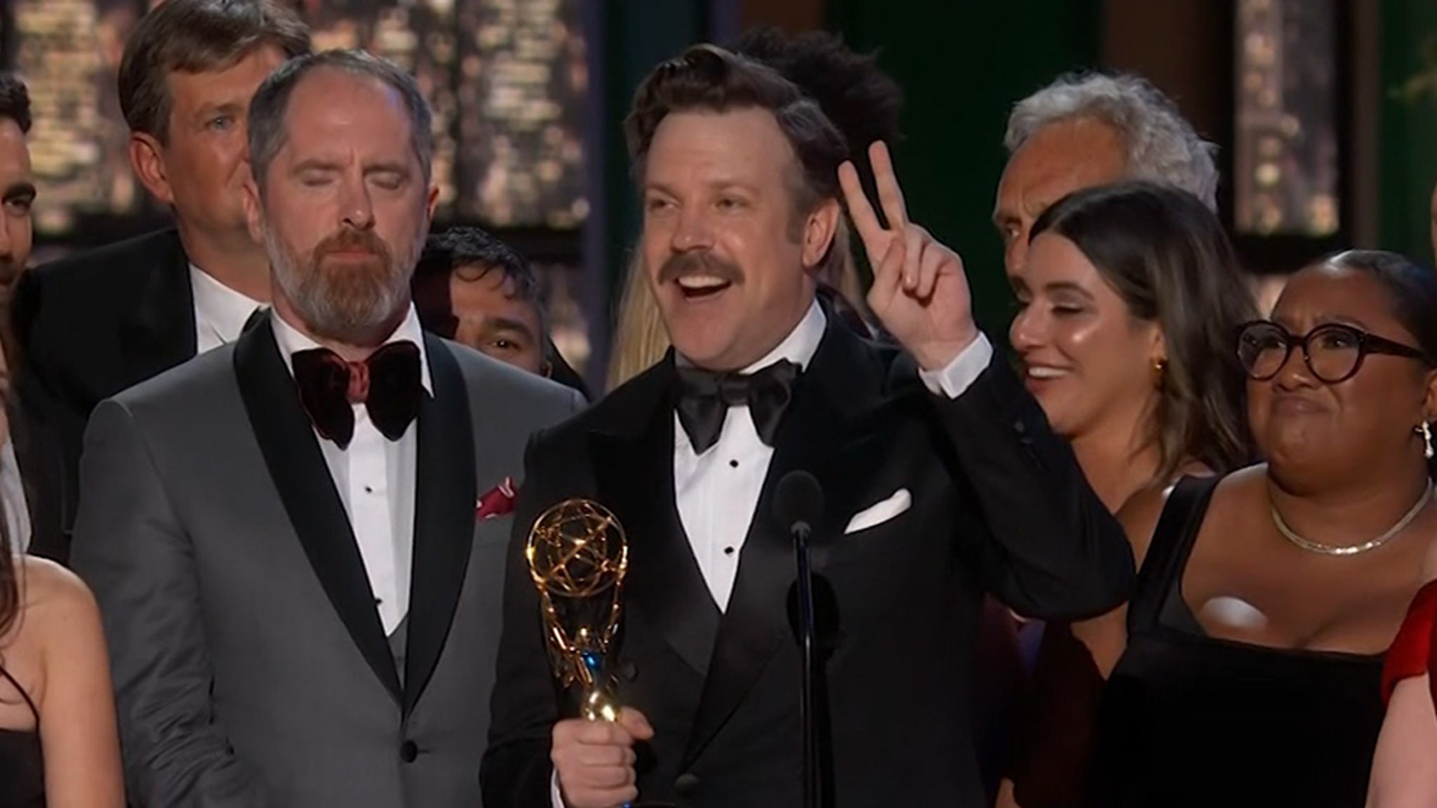 Jason Sudeikis Thanks Kids at Emmys Amid Custody War with Olivia Wilde