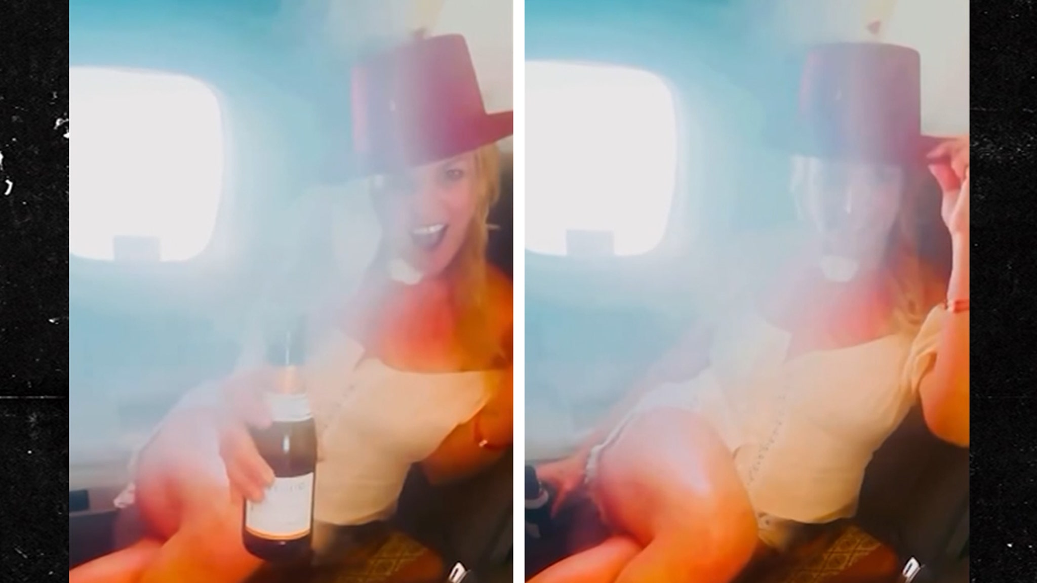 Britney Spears Defends Bizarre Airplane Behavior