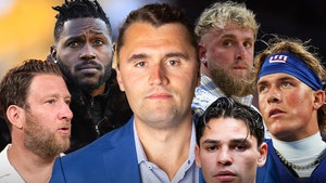 charlie kirk dave portnoy antonio brown and leveon bell ryan garcia getty 3
