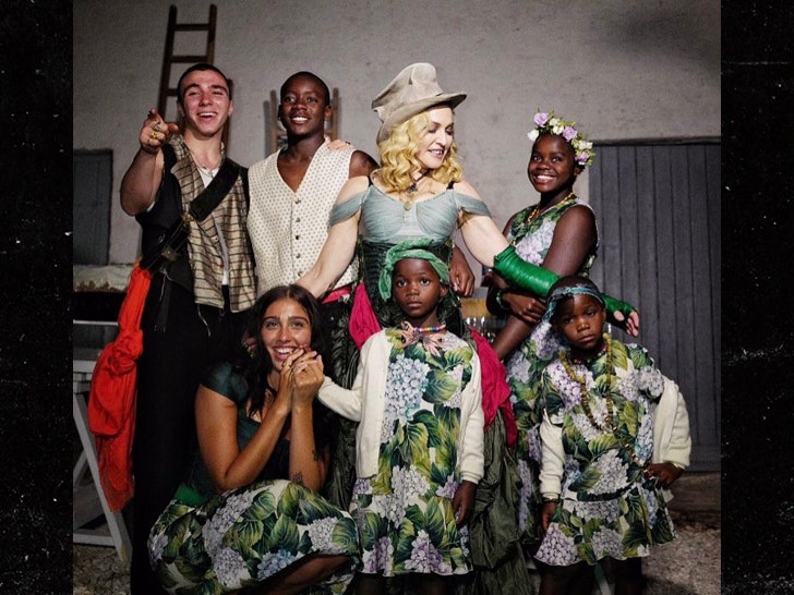 Madonna Unveils All Children at th Birthday Bash :: 0819-madonna-instagram-2