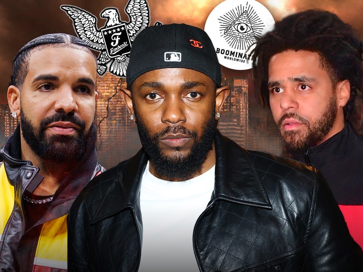 Kendrick Lamar J Cole Drake Main