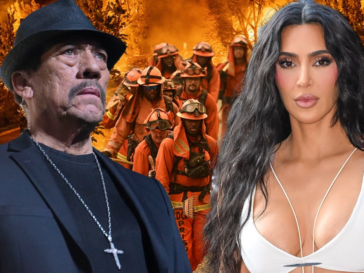 Danny Trejo dan petugas pemadam kebakaran narapidana Kim Kardashian