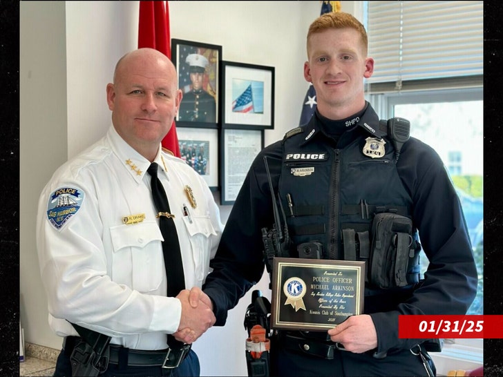 justin timberlake Michael Arkinson officer of the year dui cop