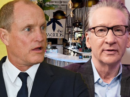 woody harrelson bill mahr getty comp the woods