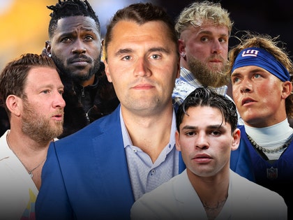 charlie kirk dave portnoy antonio brown and leveon bell ryan garcia getty 3