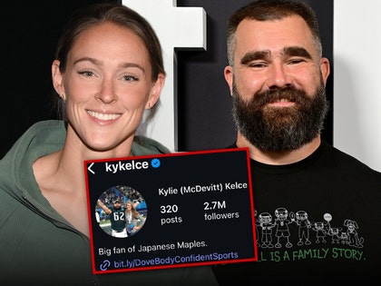 kylie kelce and jason kelce getty 1