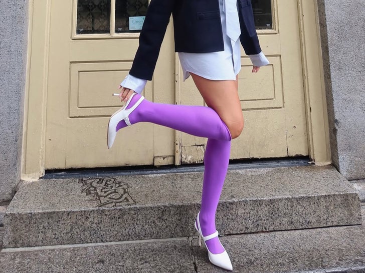 Stars In Sexy Stockings -- Guess Who!
