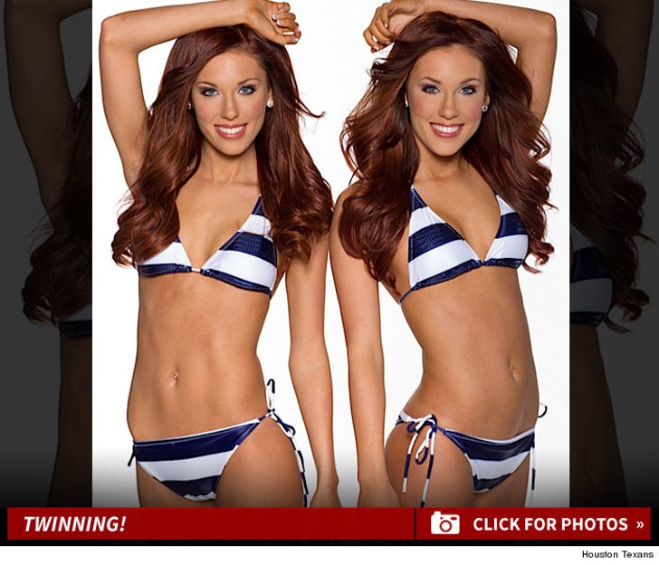 The Houston Texans Cheerleading Team -- Twinning!