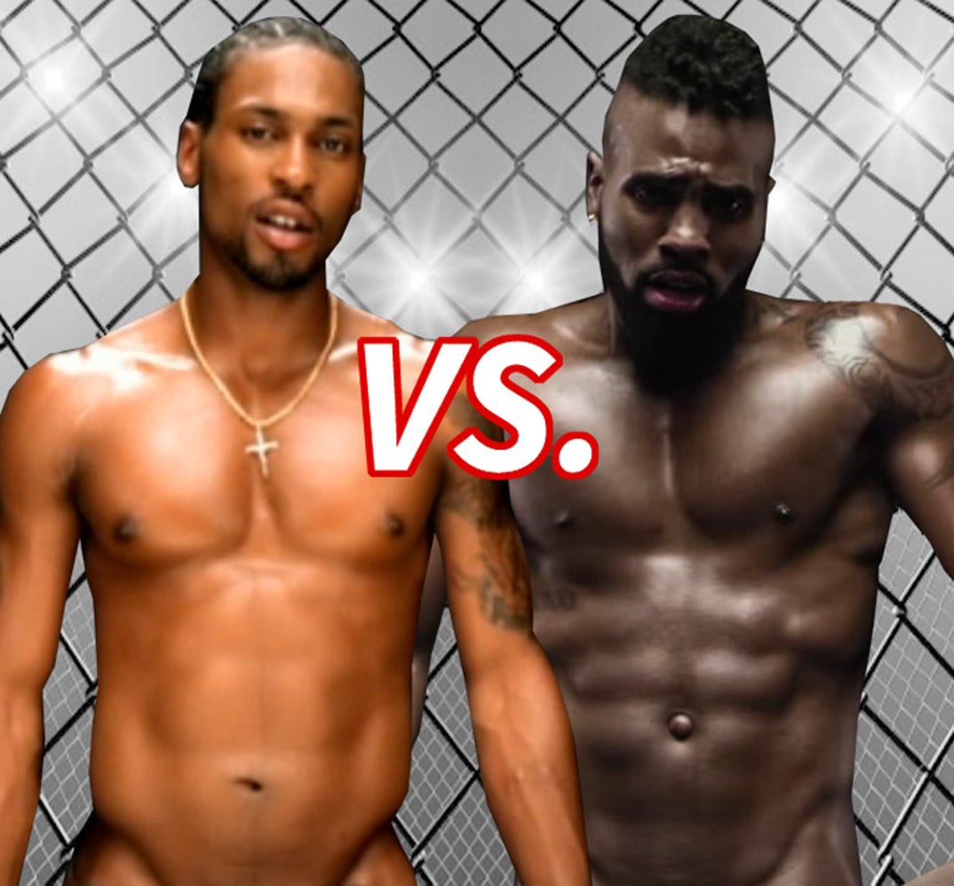 Shirtless showdown! D'Angelo (26 then , 42 now) vs. Jason Derulo (26)