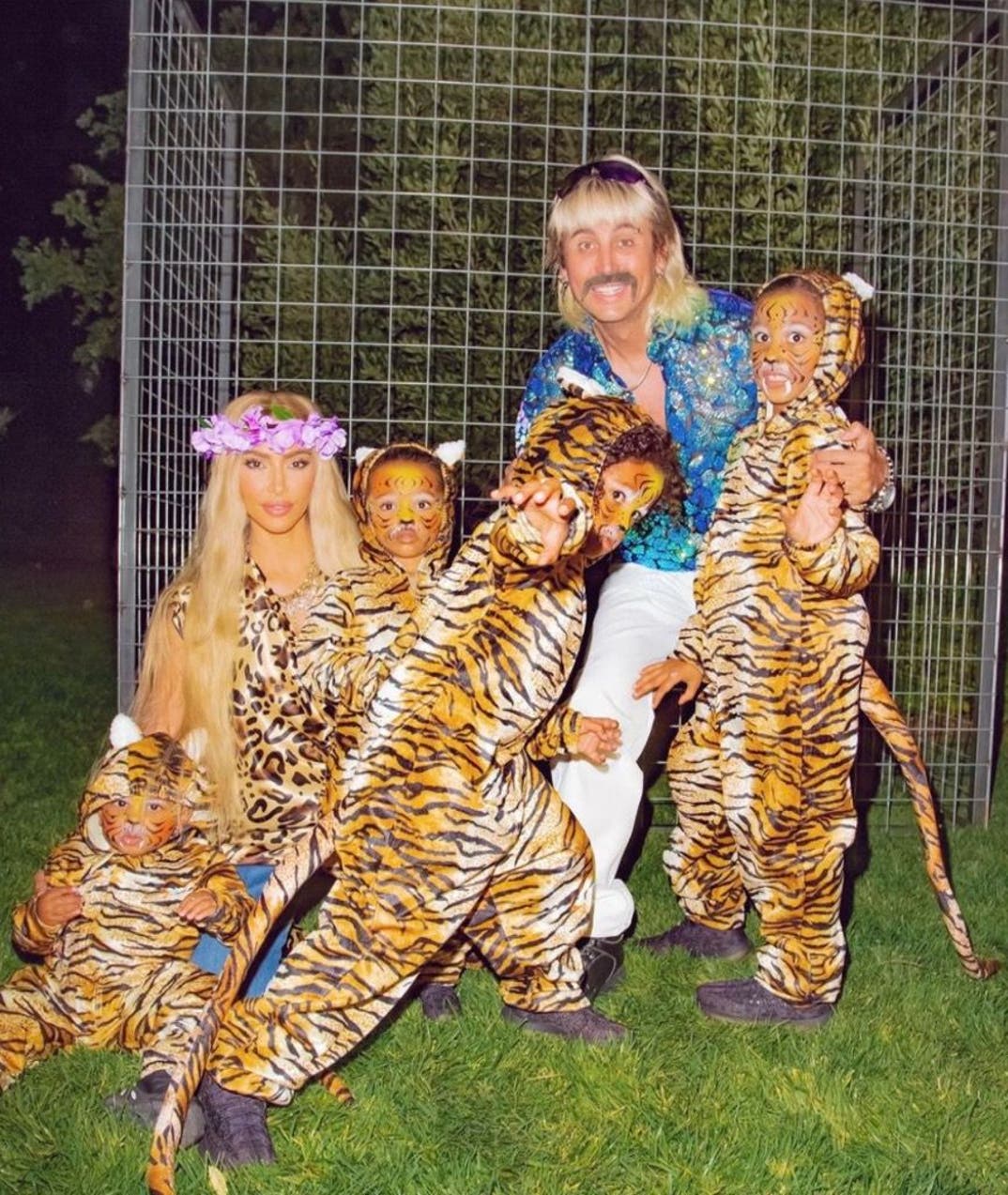 Kim Kardashian and Jonathan Cheban as Carole Baskin and Joe Exotic