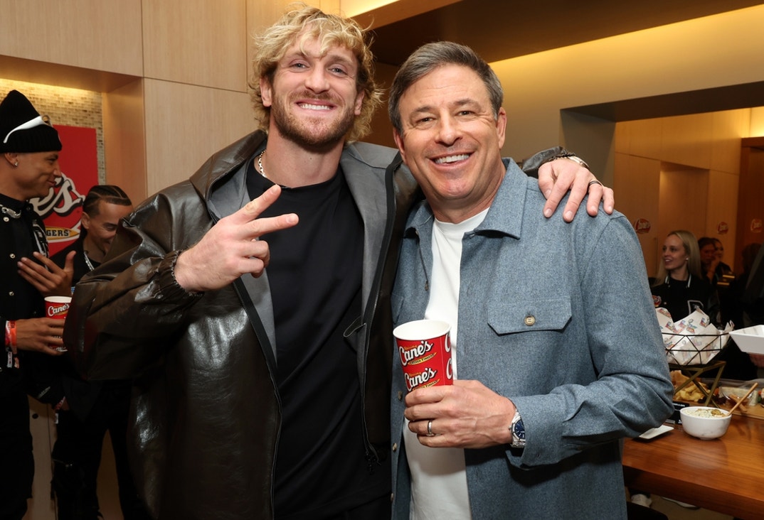 Logan Paul and Raising Cane's Owner & Founder Todd Graves