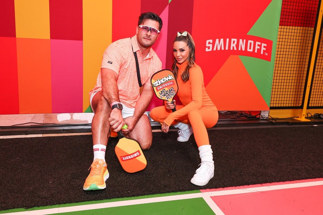 Brock Davies and Scheana Shay