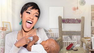 Cardi B's Baby Kulture Gets Blinged-Out Chair and Shoes