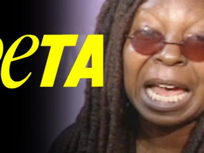 PETA and Whoopi Goldberg