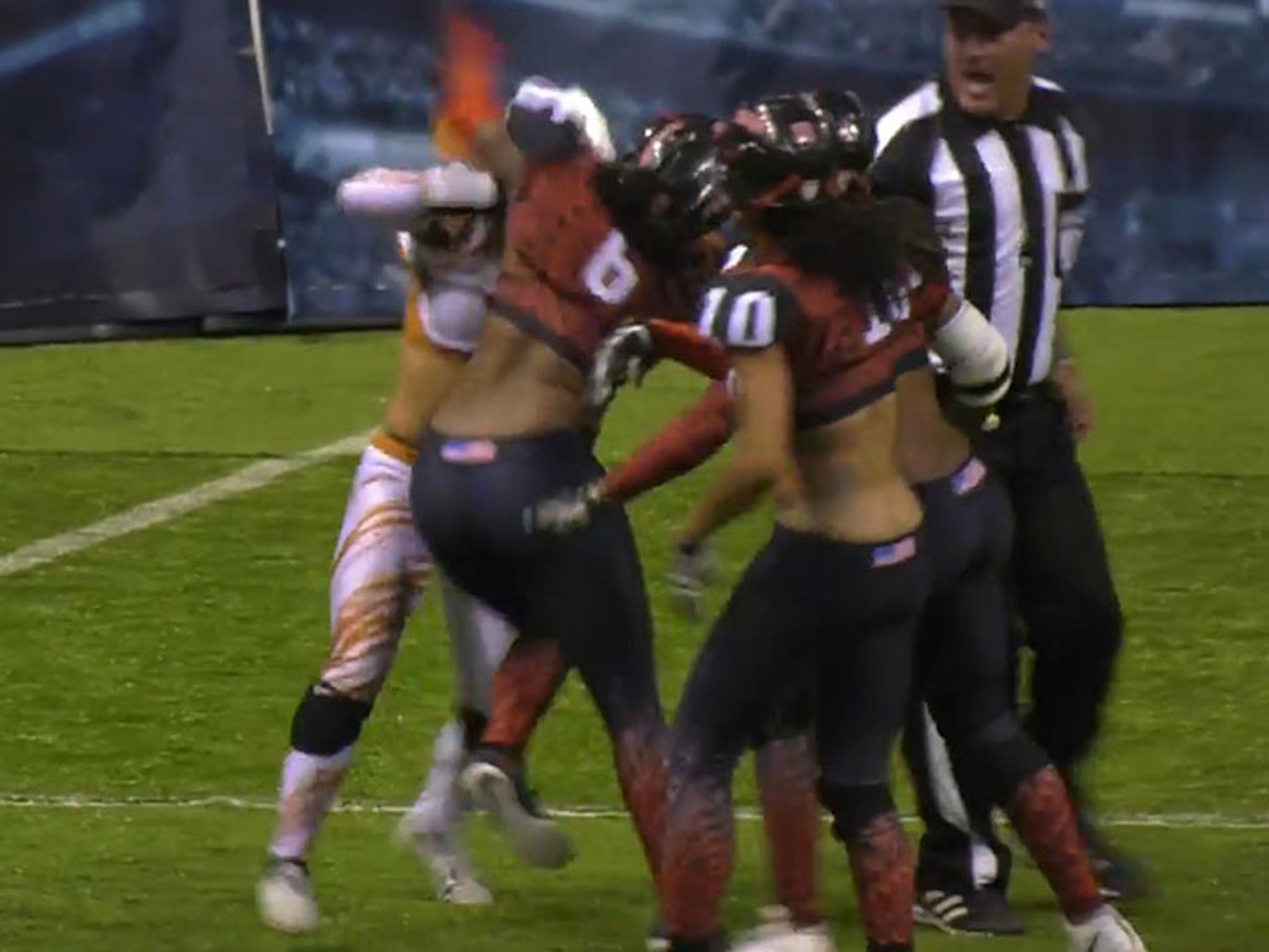 Huge Fight During LFL Game