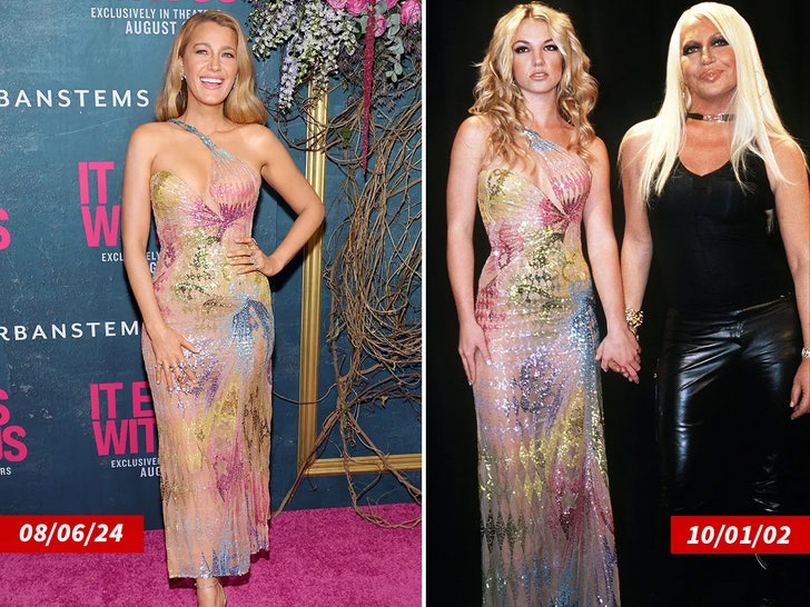 blake lively britney spears side by side date swipe getty