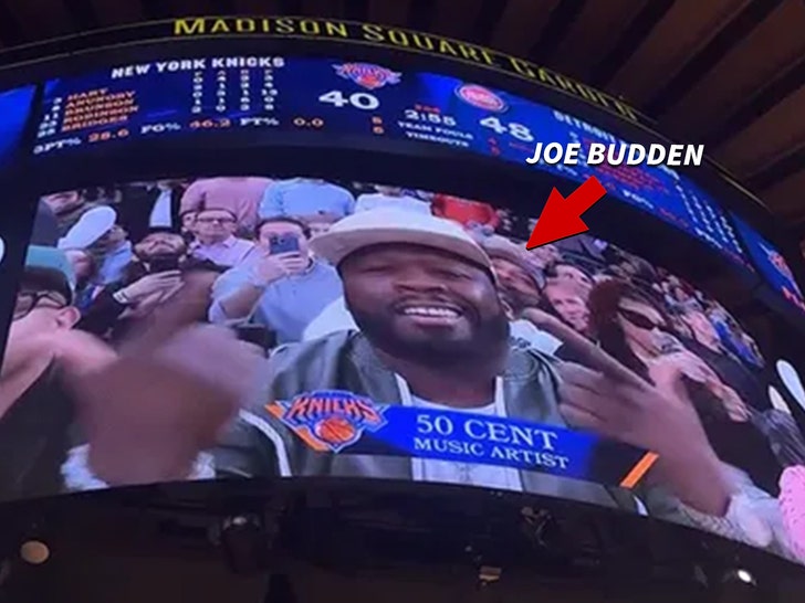 50 cent and joe budden knicks game